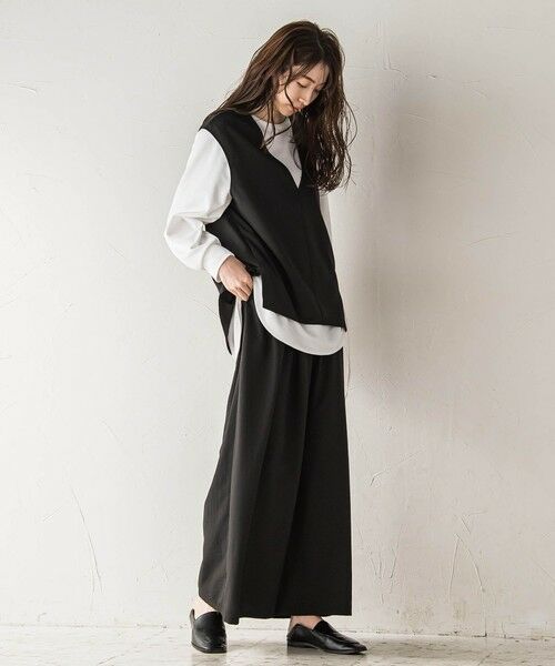 la.f... / ラ・エフ シャツ・ブラウス | 【biyori】""ゆったり着痩せ""レイヤードベスト≪洗濯機で洗える≫ | 詳細14