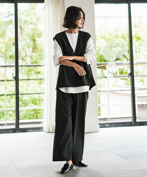 la.f... / ラ・エフ シャツ・ブラウス | 【biyori】""ゆったり着痩せ""レイヤードベスト≪洗濯機で洗える≫ | 詳細4