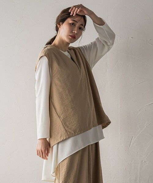 la.f... / ラ・エフ シャツ・ブラウス | 【biyori】""ゆったり着痩せ""レイヤードベスト≪洗濯機で洗える≫ | 詳細17