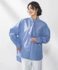 la.f... / ラ・エフ シャツ・ブラウス | 【WEB限定】ストライプブラウス≪洗濯機で洗える≫