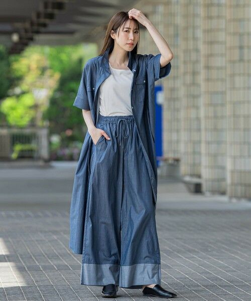 la.f... / ラ・エフ ロング・マキシ丈ワンピース | 【biyori】ダンガリーシャツワンピ≪手洗い可能≫ | 詳細11