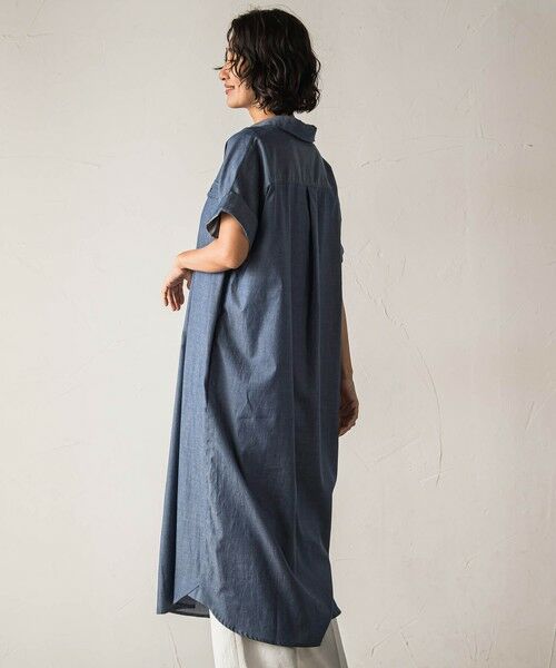 la.f... / ラ・エフ ロング・マキシ丈ワンピース | 【biyori】ダンガリーシャツワンピ≪手洗い可能≫ | 詳細2