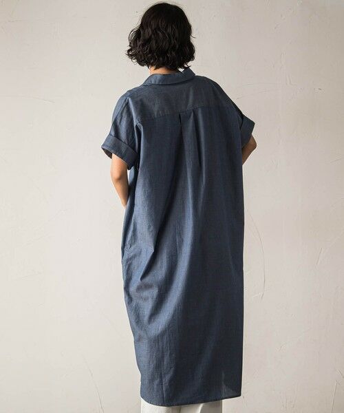 la.f... / ラ・エフ ロング・マキシ丈ワンピース | 【biyori】ダンガリーシャツワンピ≪手洗い可能≫ | 詳細3