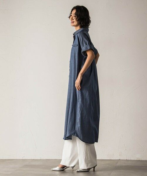 la.f... / ラ・エフ ロング・マキシ丈ワンピース | 【biyori】ダンガリーシャツワンピ≪手洗い可能≫ | 詳細5