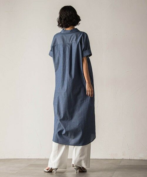 la.f... / ラ・エフ ロング・マキシ丈ワンピース | 【biyori】ダンガリーシャツワンピ≪手洗い可能≫ | 詳細6