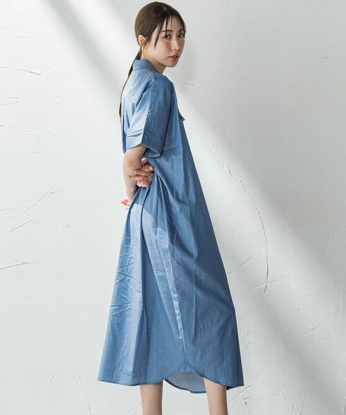 la.f... / ラ・エフ ロング・マキシ丈ワンピース | 【biyori】ダンガリーシャツワンピ≪手洗い可能≫ | 詳細26