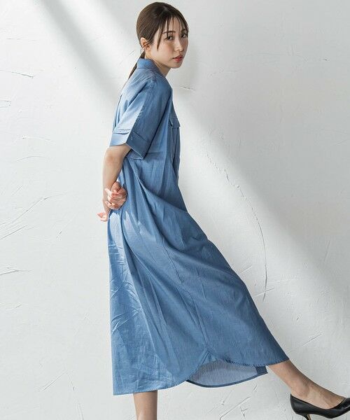 la.f... / ラ・エフ ロング・マキシ丈ワンピース | 【biyori】ダンガリーシャツワンピ≪手洗い可能≫ | 詳細27