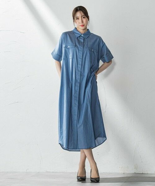 la.f... / ラ・エフ ロング・マキシ丈ワンピース | 【biyori】ダンガリーシャツワンピ≪手洗い可能≫ | 詳細28