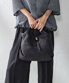 la.f... / ラ・エフ その他小物 | 【VIOLAd'ORO】イタリアンラフィアシート2WAYトートバッグ