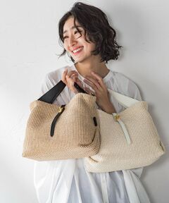 la.f... / ラ・エフ その他小物 | 【VIOLAd'ORO】イタリアンラフィアシート2WAYトートバッグ