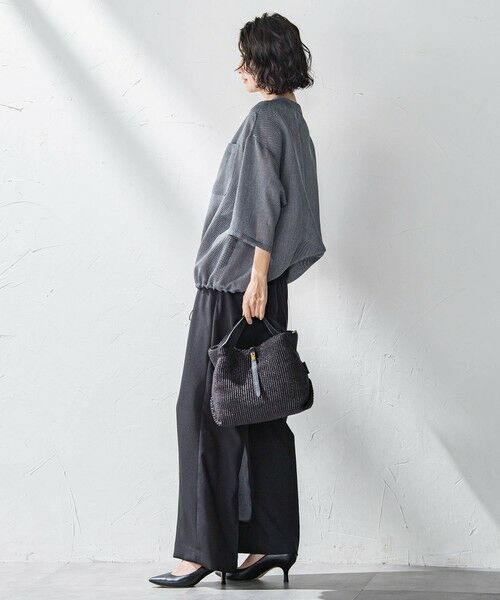 la.f... / ラ・エフ その他小物 | 【VIOLAd'ORO】イタリアンラフィアシート2WAYトートバッグ | 詳細6