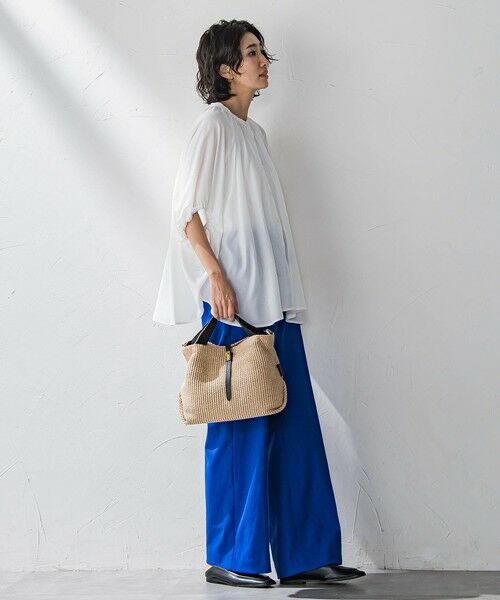 la.f... / ラ・エフ その他小物 | 【VIOLAd'ORO】イタリアンラフィアシート2WAYトートバッグ | 詳細13