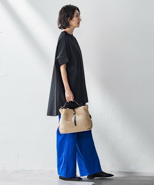 la.f... / ラ・エフ その他小物 | 【VIOLAd'ORO】イタリアンラフィアシート2WAYトートバッグ | 詳細16