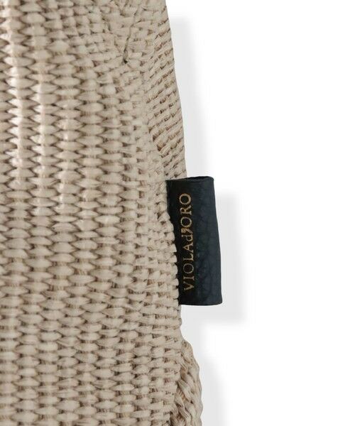 la.f... / ラ・エフ その他小物 | 【VIOLAd'ORO】イタリアンラフィアシート2WAYトートバッグ | 詳細26