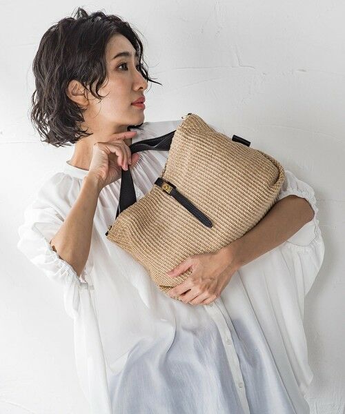 la.f... / ラ・エフ その他小物 | 【VIOLAd'ORO】イタリアンラフィアシート2WAYトートバッグ | 詳細11