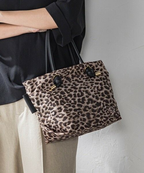 la.f... / ラ・エフ その他小物 | 【VIOLAd'ORO】ノットハンドルナイロントートレオパード | 詳細1