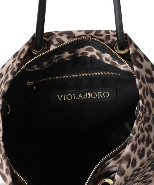 la.f... / ラ・エフ その他小物 | 【VIOLAd'ORO】ノットハンドルナイロントートレオパード | 詳細13