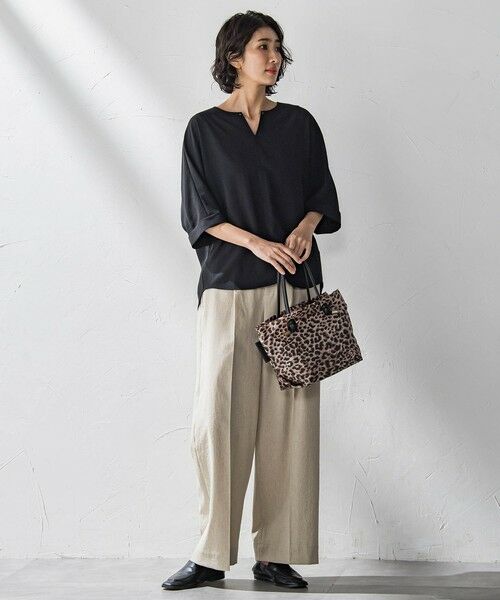 la.f... / ラ・エフ その他小物 | 【VIOLAd'ORO】ノットハンドルナイロントートレオパード | 詳細2