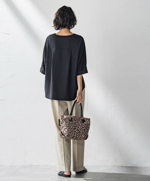 la.f... / ラ・エフ その他小物 | 【VIOLAd'ORO】ノットハンドルナイロントートレオパード | 詳細3