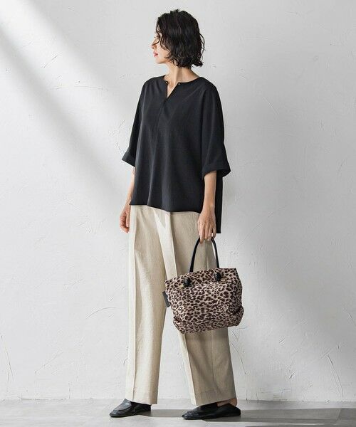 la.f... / ラ・エフ その他小物 | 【VIOLAd'ORO】ノットハンドルナイロントートレオパード | 詳細4