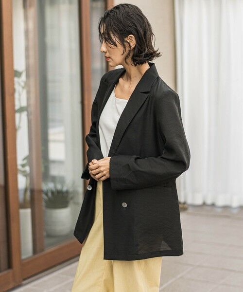 la.f... / ラ・エフ テーラードジャケット | シアージャケット≪手洗い可能≫ | 詳細3