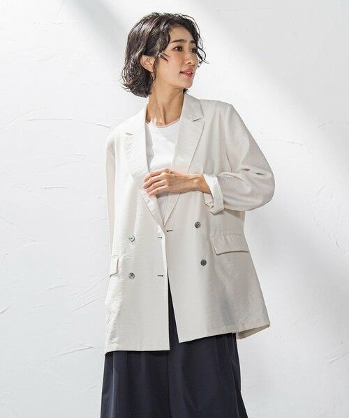 la.f... / ラ・エフ テーラードジャケット | シアージャケット≪手洗い可能≫ | 詳細17