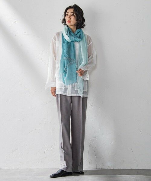 la.f... / ラ・エフ テーラードジャケット | ポケット付きシアーシャツジャケット≪洗濯機で洗える≫ | 詳細7