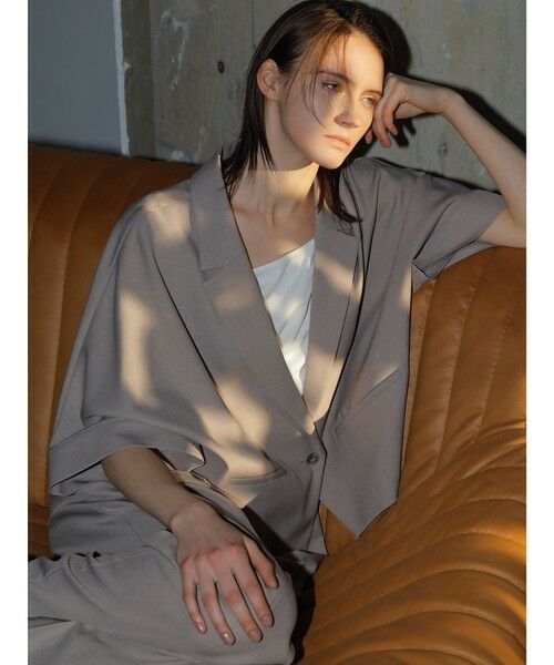 la.f... / ラ・エフ テーラードジャケット | 【WEB限定】五分袖ショートジャケット≪洗濯機で洗える≫ | 詳細19