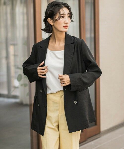 la.f... / ラ・エフ カットソー | スクエアネックタンクトップ≪洗濯機で洗える≫ | 詳細2