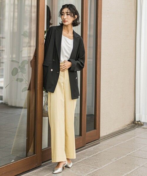 la.f... / ラ・エフ カットソー | スクエアネックタンクトップ≪洗濯機で洗える≫ | 詳細3