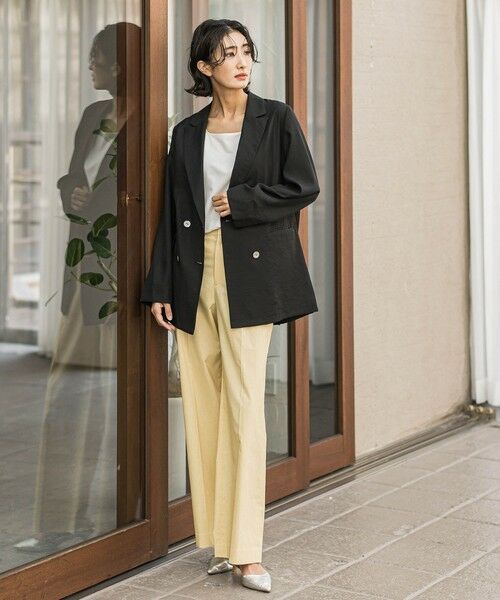 la.f... / ラ・エフ カットソー | スクエアネックタンクトップ≪洗濯機で洗える≫ | 詳細5