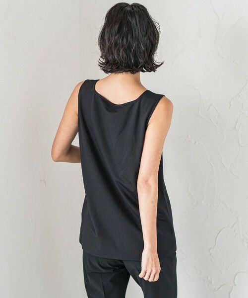 la.f... / ラ・エフ カットソー | スクエアネックタンクトップ≪洗濯機で洗える≫ | 詳細10