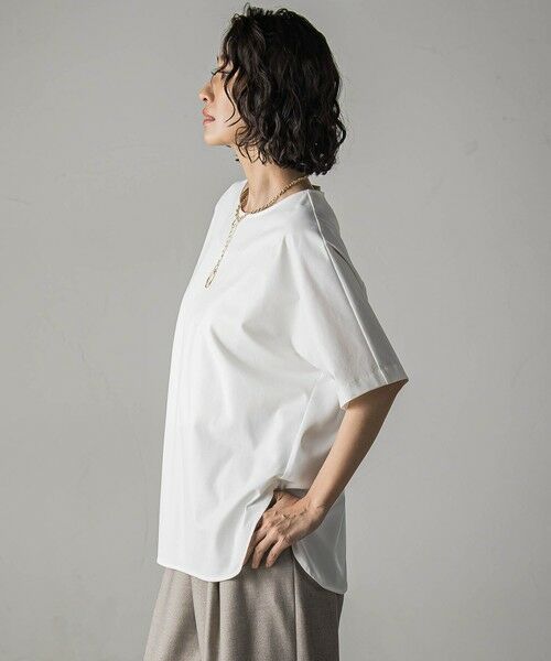 la.f... / ラ・エフ カットソー | バックサテンカットソー≪洗濯機で洗える≫ | 詳細1