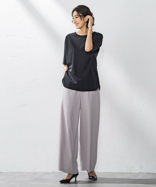 la.f... / ラ・エフ カットソー | バックサテンカットソー≪洗濯機で洗える≫ | 詳細17