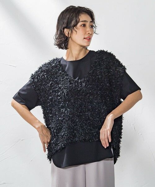 la.f... / ラ・エフ カットソー | バックサテンカットソー≪洗濯機で洗える≫ | 詳細18