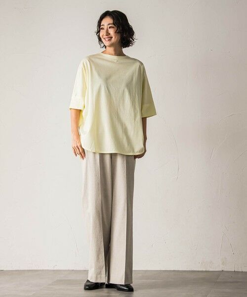 la.f... / ラ・エフ カットソー | 【biyori】ビッグシルエットTシャツ≪手洗い可能≫ | 詳細23