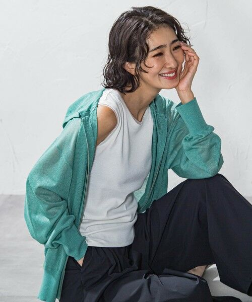 la.f... / ラ・エフ カットソー | 【WEB限定】ラメタンクトップ≪手洗い可能≫ | 詳細12