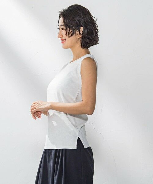 la.f... / ラ・エフ カットソー | 【WEB限定】ラメタンクトップ≪手洗い可能≫ | 詳細8