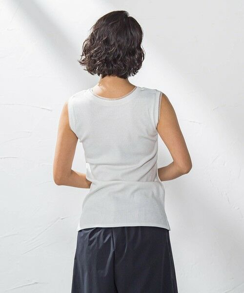 WEB限定】ラメタンクトップ≪手洗い可能≫ （カットソー）｜la.f