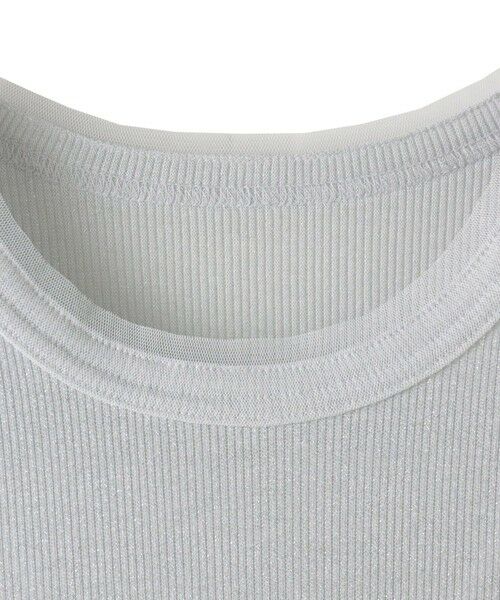 la.f... / ラ・エフ カットソー | 【WEB限定】ラメリブプルオーバー≪手洗い可能≫ | 詳細10