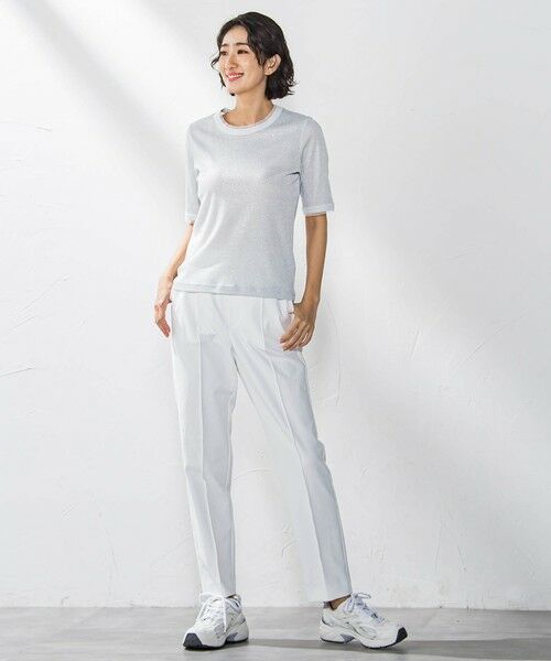 la.f... / ラ・エフ カットソー | 【WEB限定】ラメリブプルオーバー≪手洗い可能≫ | 詳細4