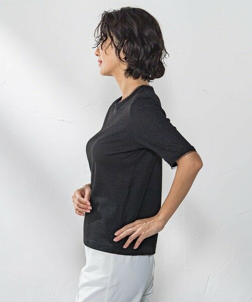 la.f... / ラ・エフ カットソー | 【WEB限定】ラメリブプルオーバー≪手洗い可能≫ | 詳細12