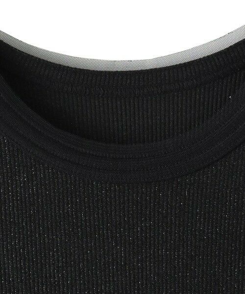 la.f... / ラ・エフ カットソー | 【WEB限定】ラメリブプルオーバー≪手洗い可能≫ | 詳細18
