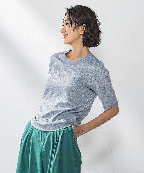 la.f... / ラ・エフ カットソー | 【WEB限定】ラメリブプルオーバー≪手洗い可能≫ | 詳細20