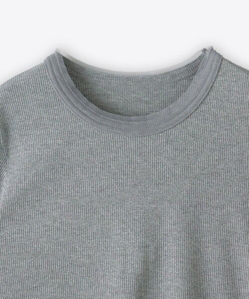 la.f... / ラ・エフ カットソー | 【WEB限定】ラメリブプルオーバー≪手洗い可能≫ | 詳細30