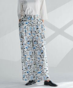 la.f... / ラ・エフ その他パンツ | 幾何柄パンツ≪洗濯機で洗える≫