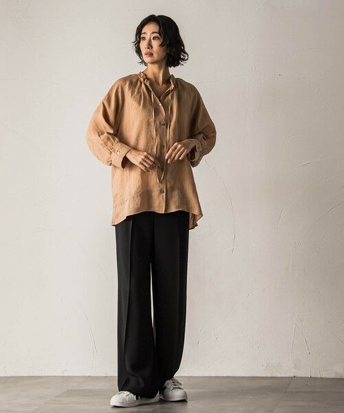 la.f... / ラ・エフ その他パンツ | 【旅楽シリーズ】”シワレス”ワイドパンツ≪洗濯機で洗える≫ | 詳細10