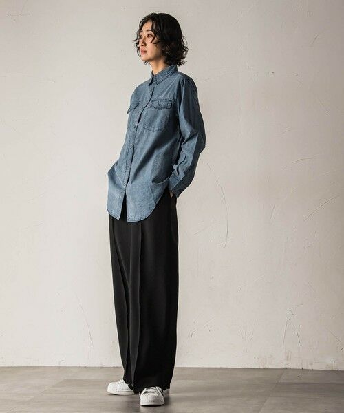 la.f... / ラ・エフ その他パンツ | 【旅楽シリーズ】”シワレス”ワイドパンツ≪洗濯機で洗える≫ | 詳細8