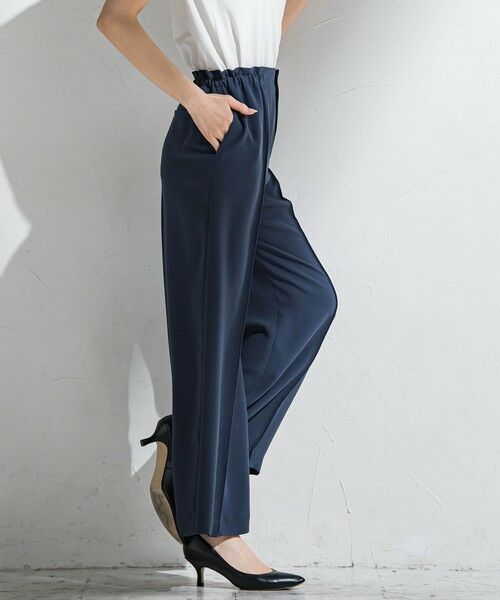 la.f... / ラ・エフ その他パンツ | 【旅楽シリーズ】”シワレス”ワイドパンツ≪洗濯機で洗える≫ | 詳細15