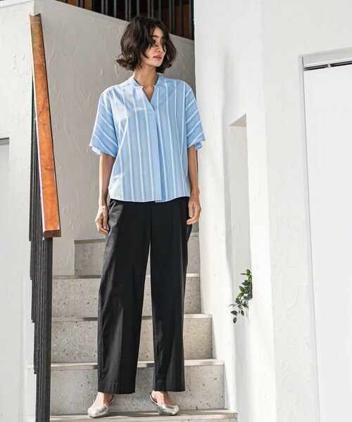 la.f... / ラ・エフ その他パンツ | バックラッシュリネン混パンツ≪洗濯機で洗える≫ | 詳細3